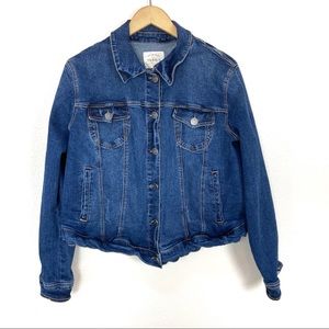 Torrid Jean Denim Jacket Dark Women’s Plus Sz‎ 1X